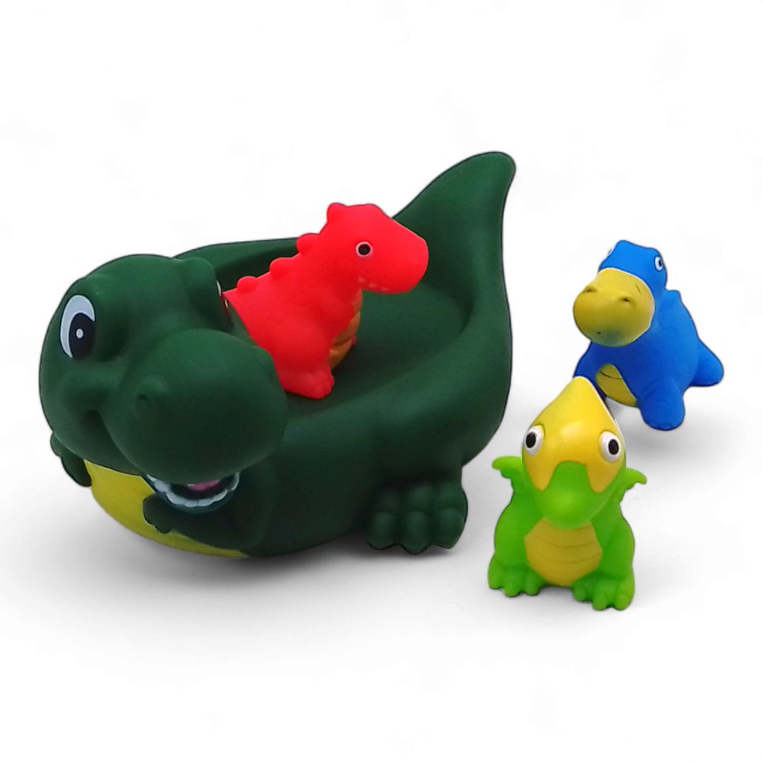 Набор игрушек для ванной "Динозаврики", 4 шт