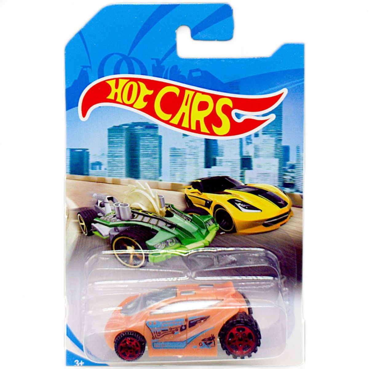 Машинка пластиковая "Hot CARS" (оранжевый)