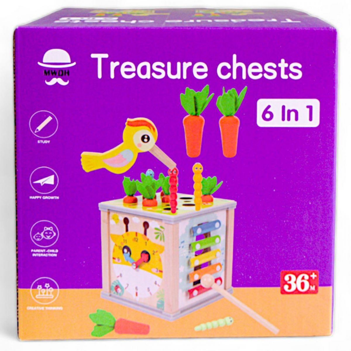 Куб логический "Treasure chests" (15,5 см. )