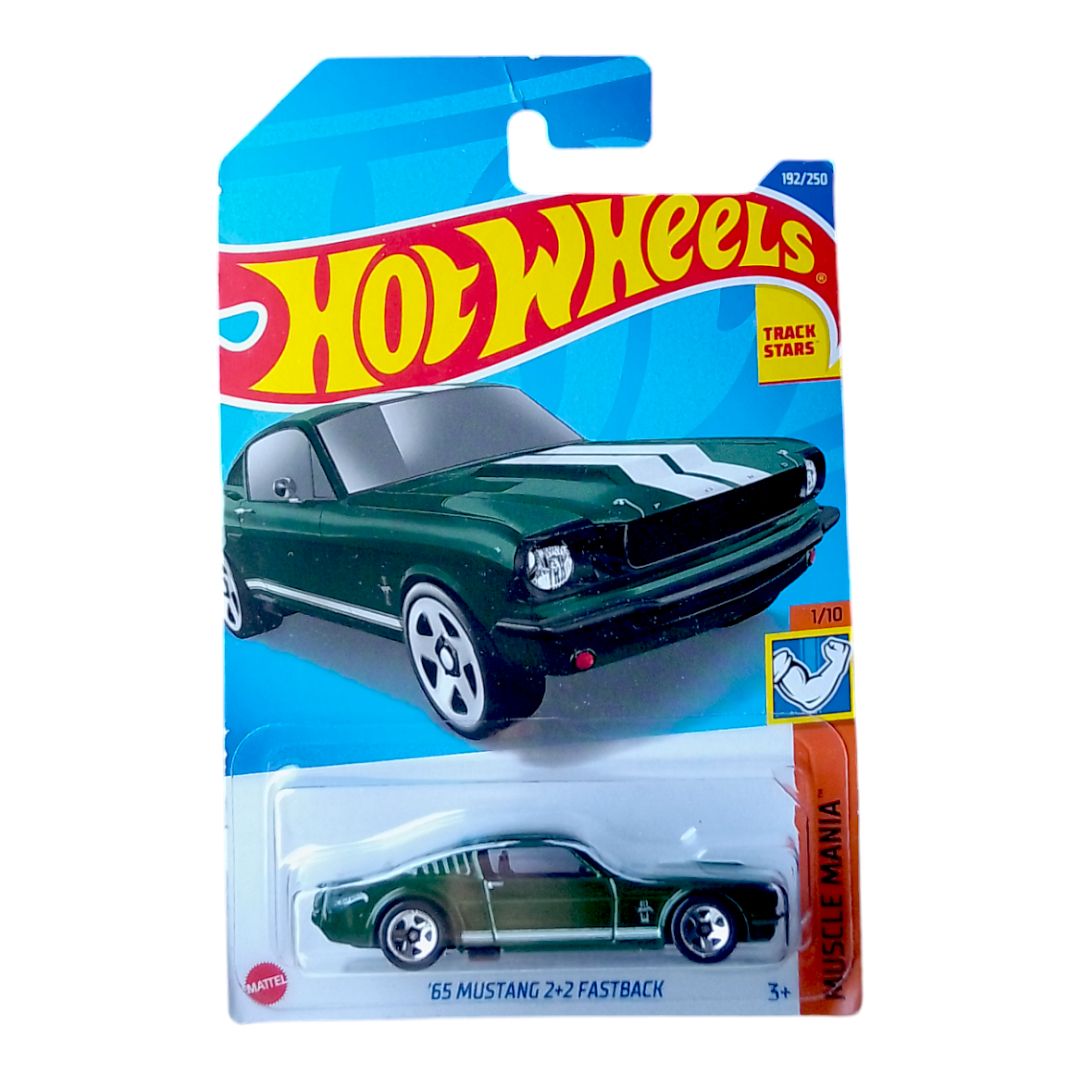 Машинка металева Hot wheels 65 mustsng 2+2 fastback