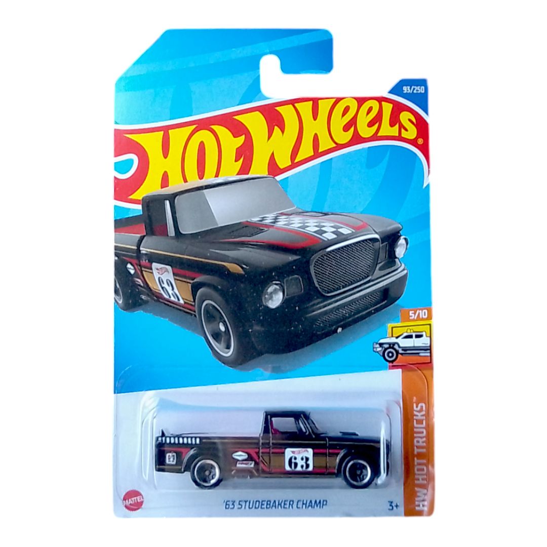 Машинка металева Hot wheels 63 studebaker champ