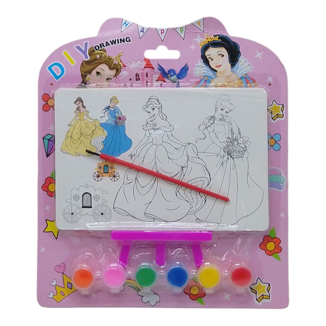 Набор для рисования, с красками "Принцессы Диснея"