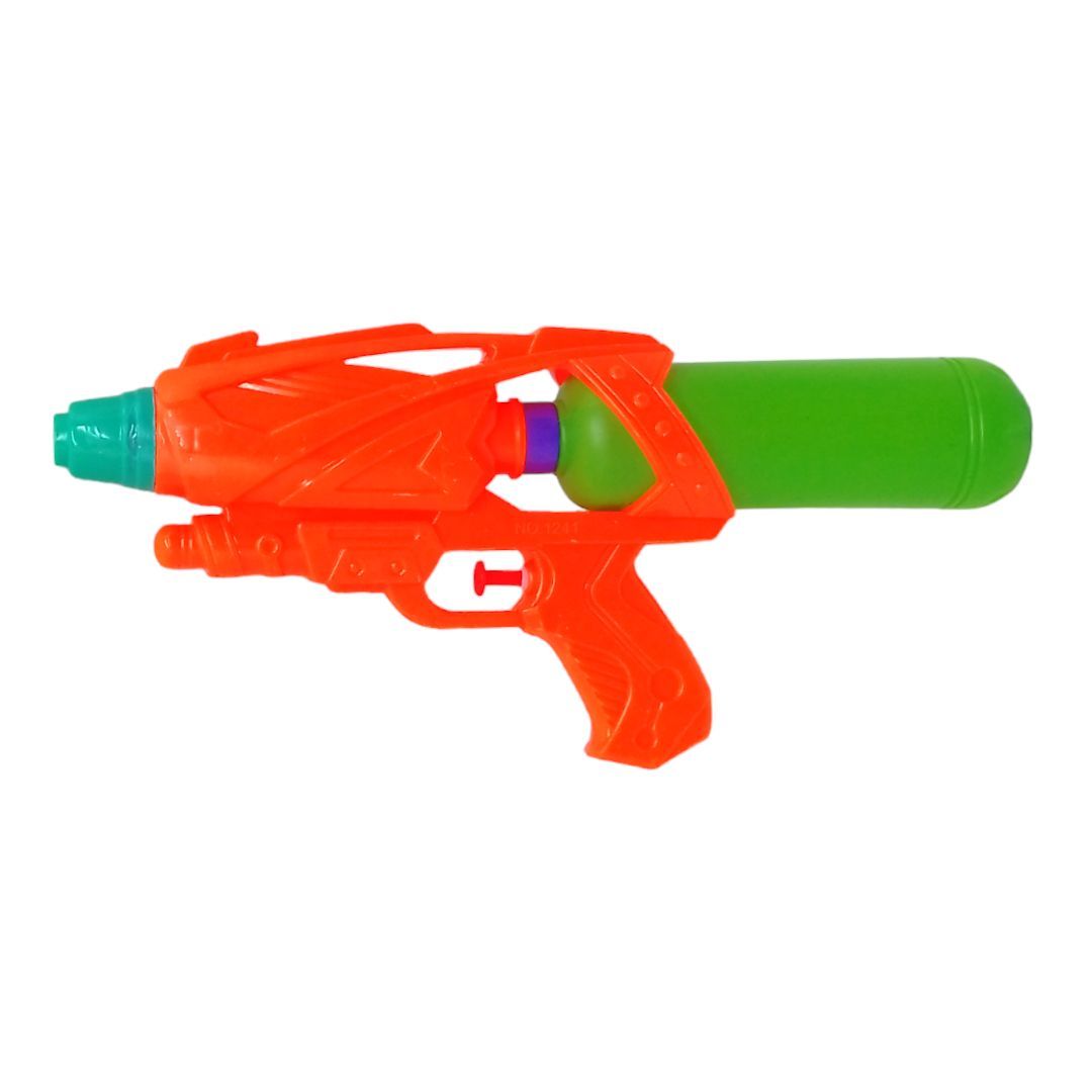 Уценка.  Водный пистолет пластиковый 31 см (оранжевый) не работает