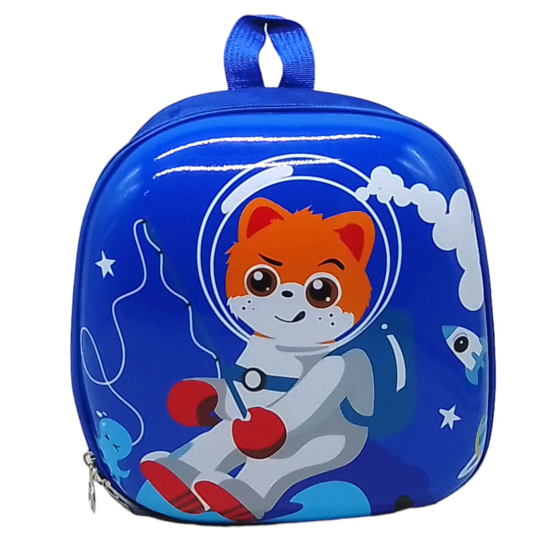Рюкзак детский, с твердым каркасом, (30 см. ) "Котик космонавт"