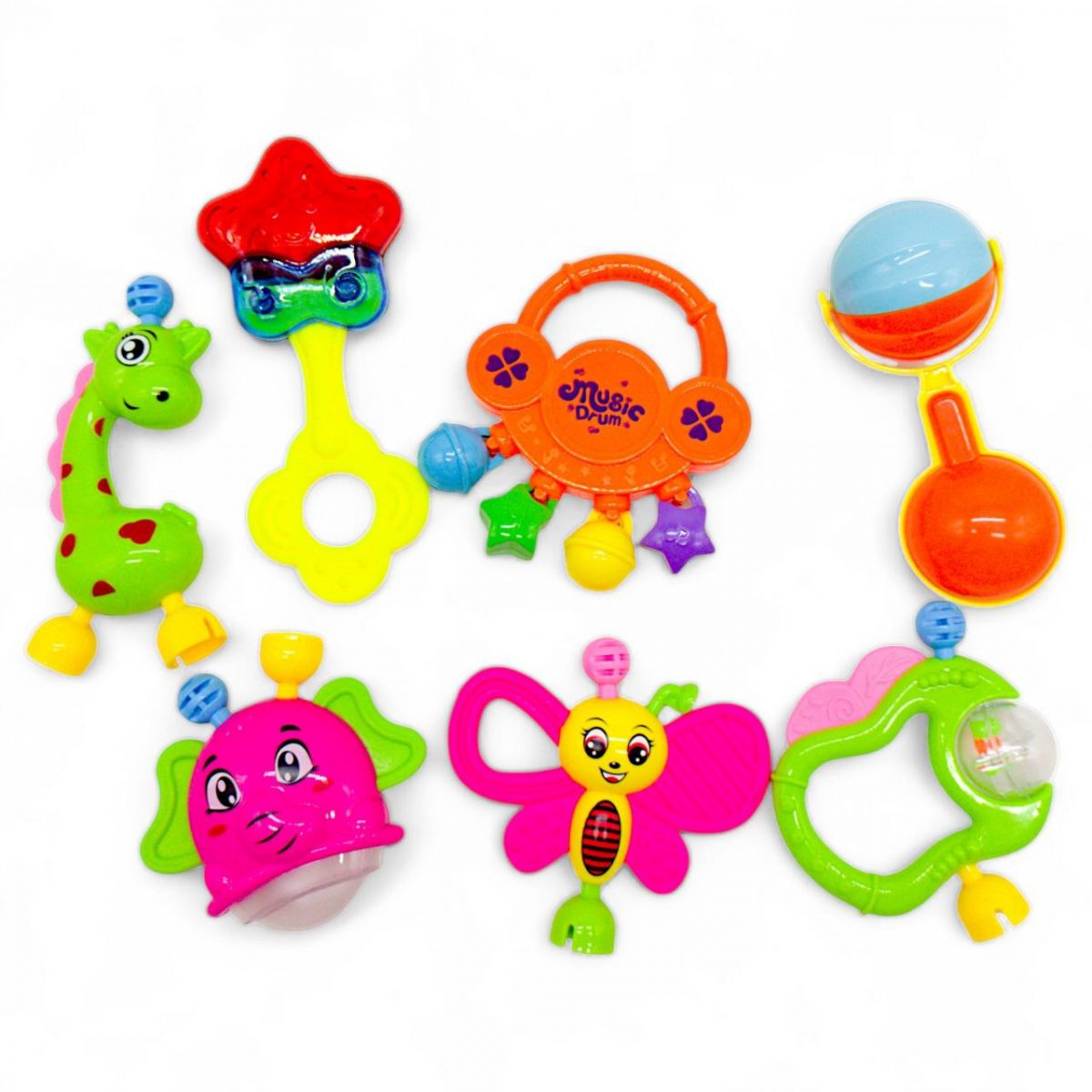 Набір брязкалець "Puzzle Baby Rattle" 7 штук