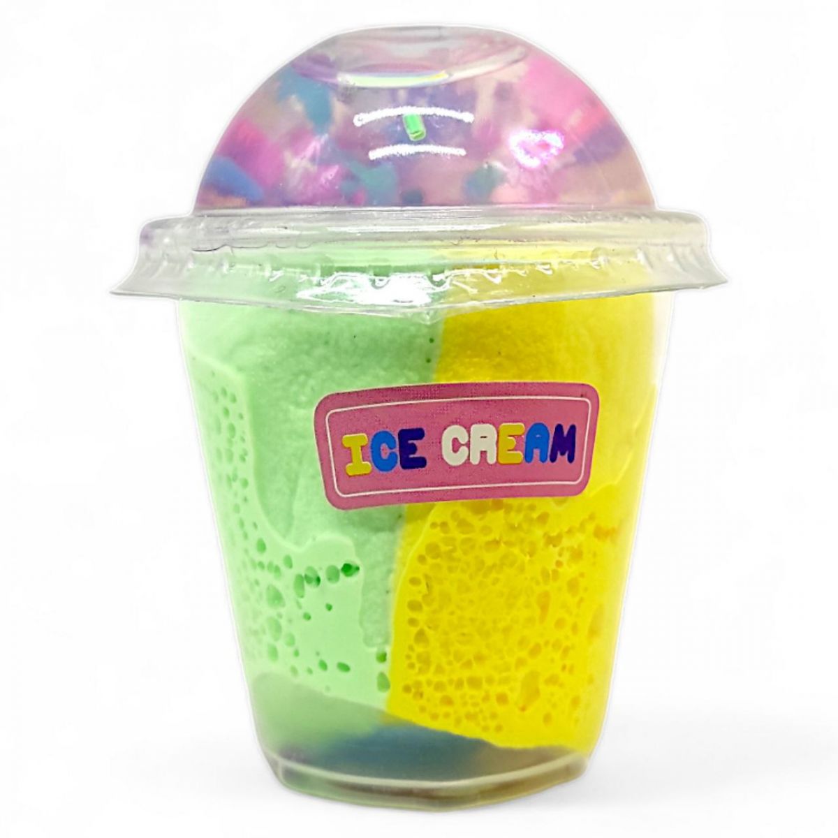 Флаффи слайм в стаканчике "Ice Cream", 7,5 см