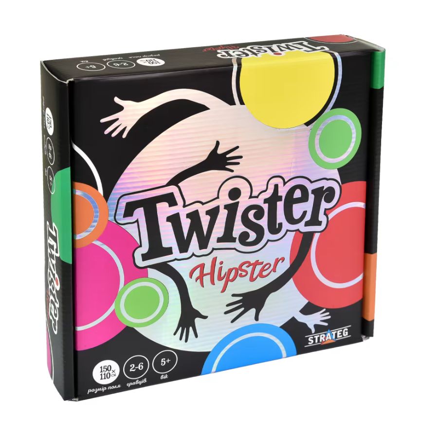 Развлекательная игра "Twister-hipster", 5+