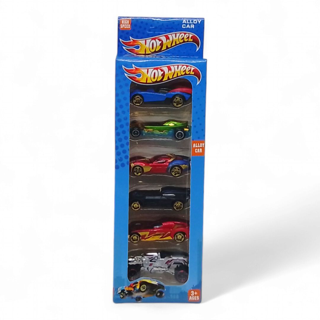 Набор металлических машинок "Hot Wheel", 6 штук