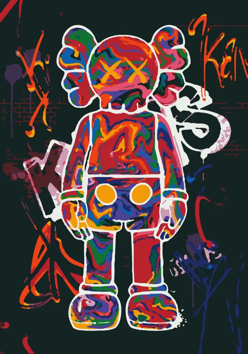 Картина по номерах "Kaws", 28х40 см