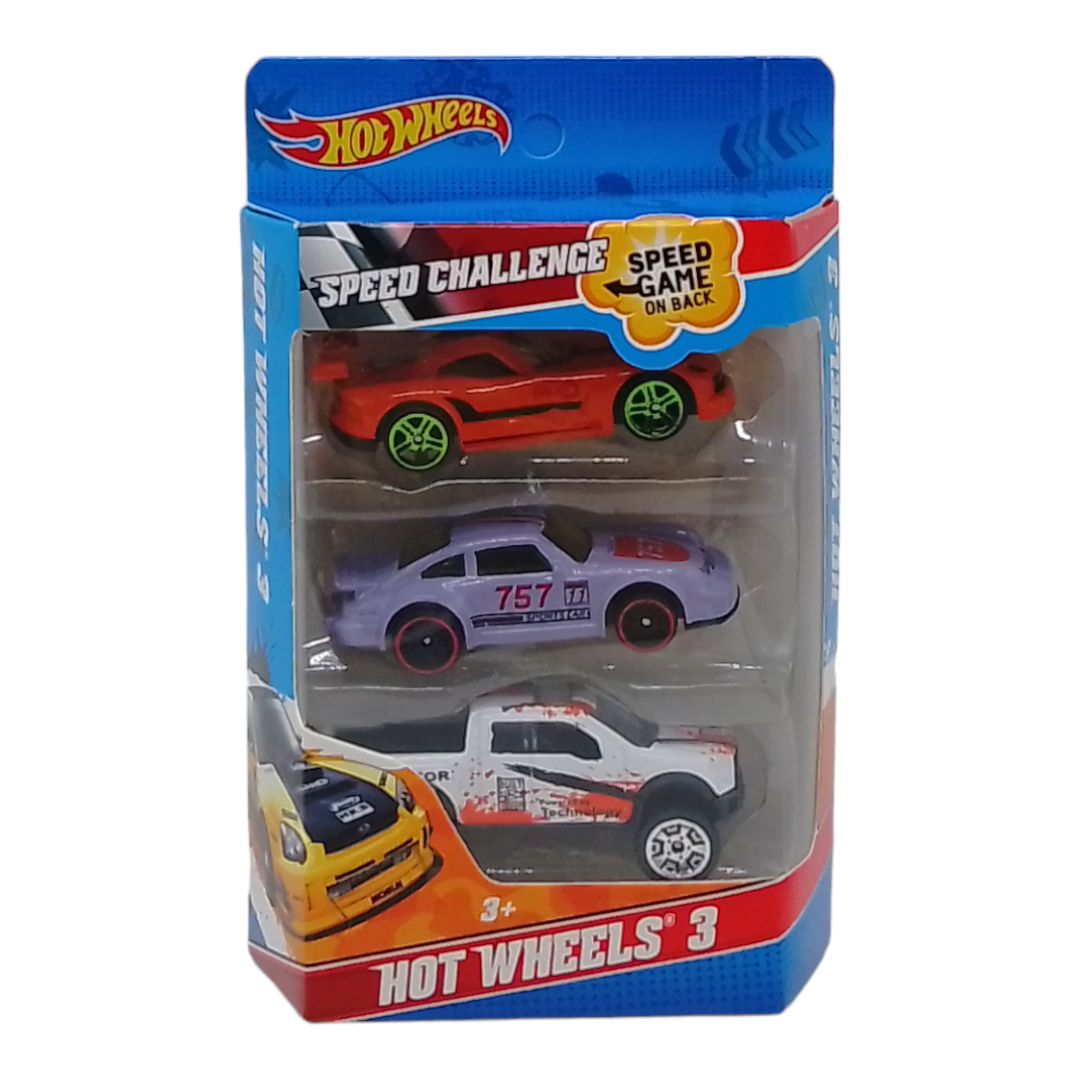 Набор металлических машинок "Hot Wheels", 3 штуки, Вид 1