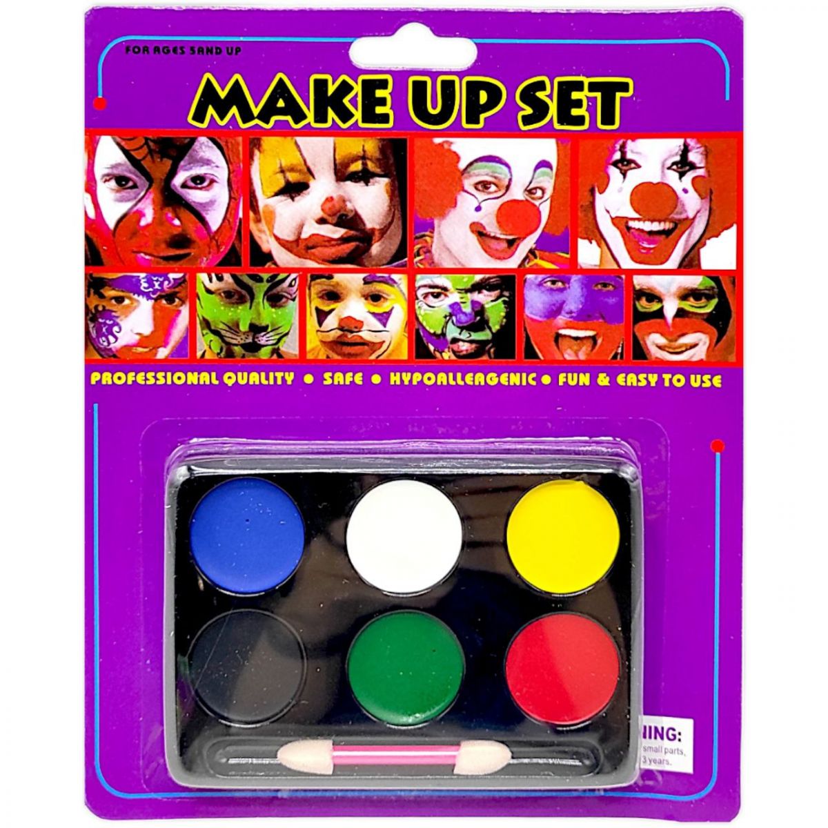 Дитячий грим "Make up set", 6 кольорів