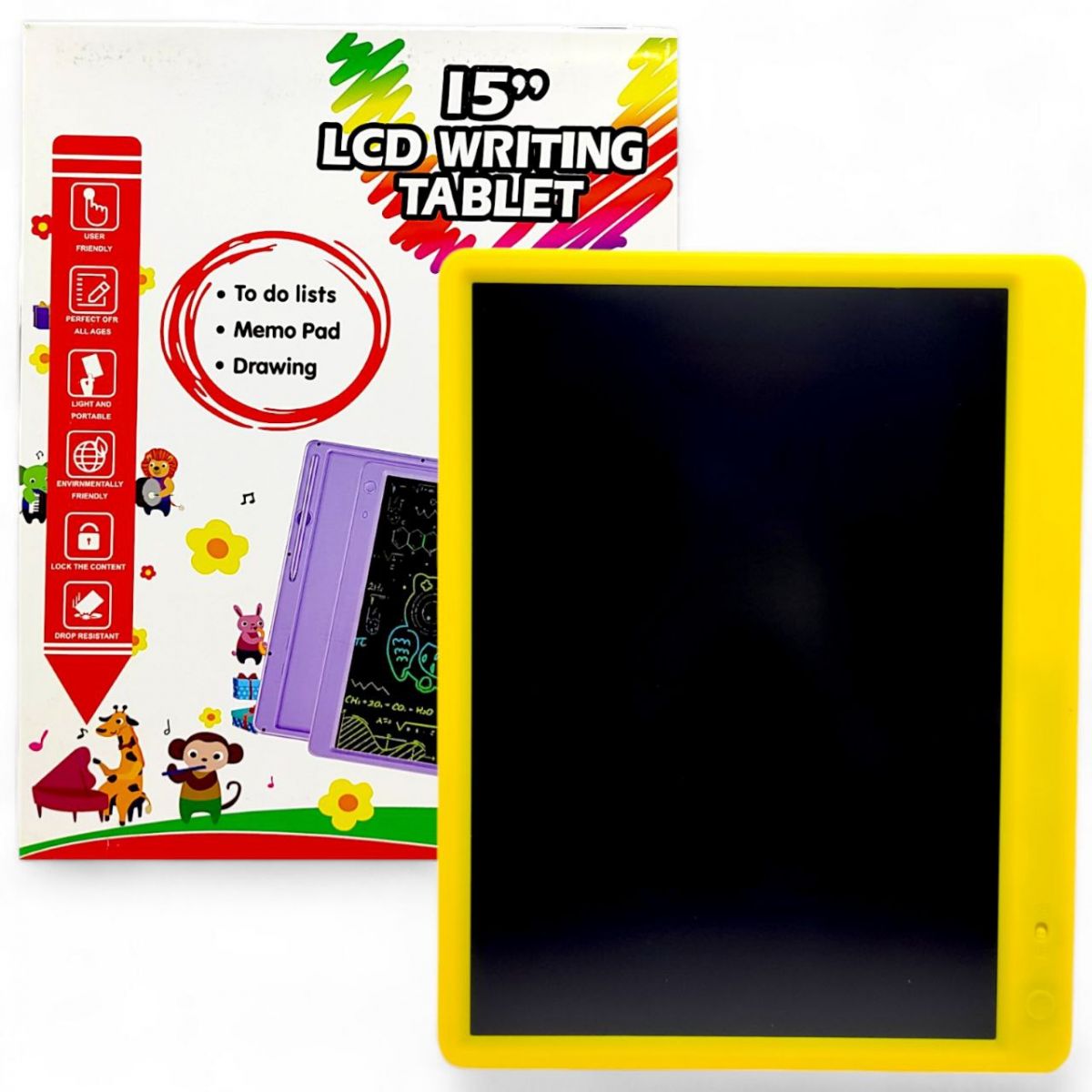 Планшет для малювання "Writing Tablet" (15"), жовтий