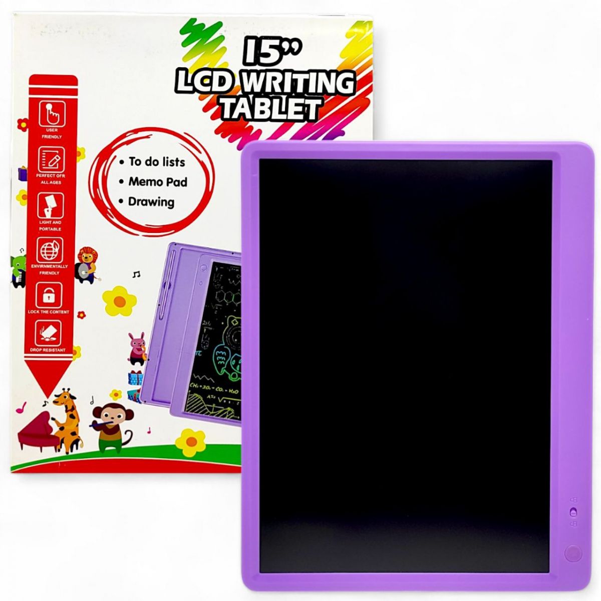 Планшет для малювання "Writing Tablet" (15"), бузковий