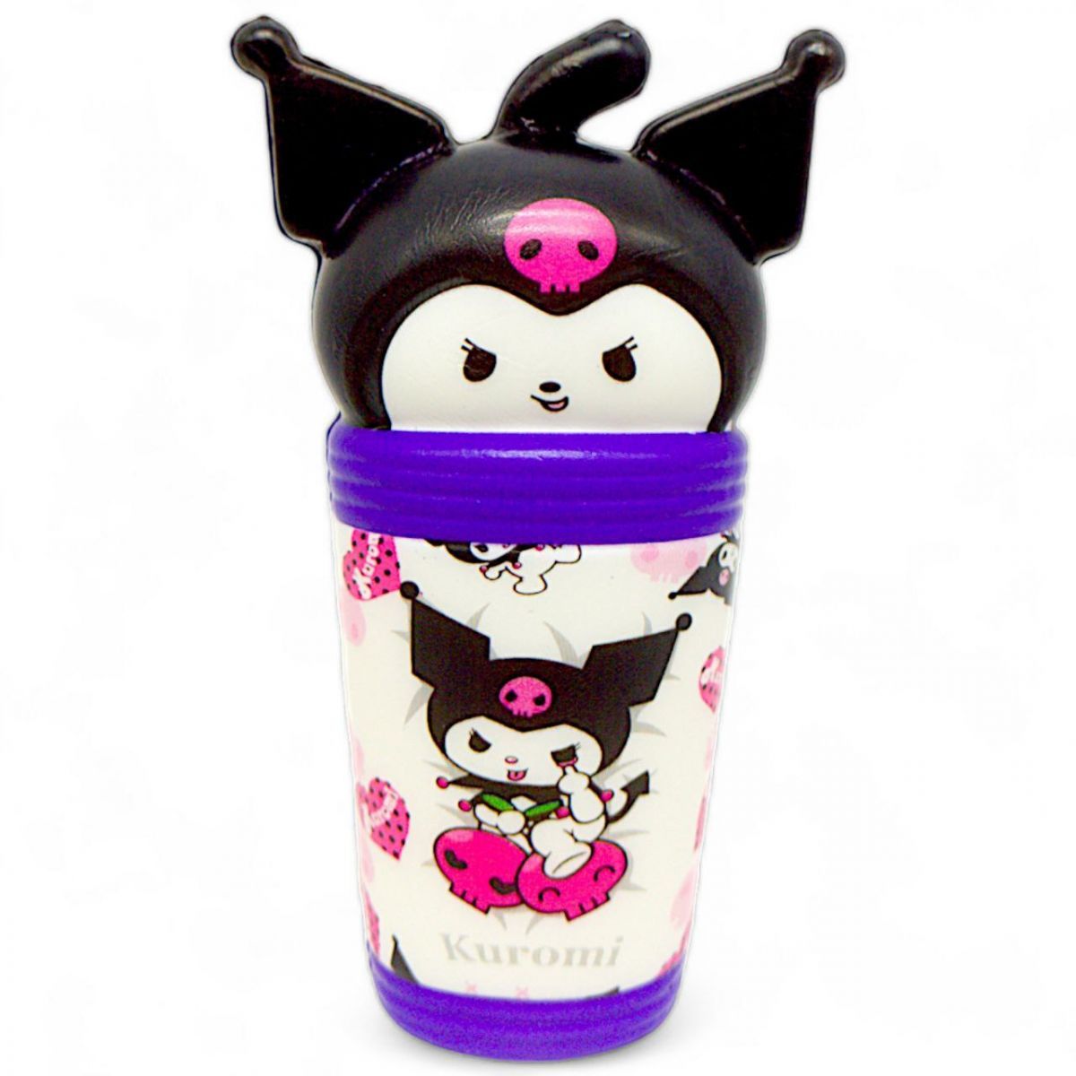 Уценка.  Сквиш-антистресс "Sanrio: Kuromi" (фиолетовый) поврежденый