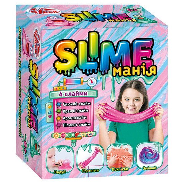 Наукові розваги.  Slime манія (дівчатка) ЧУДИК