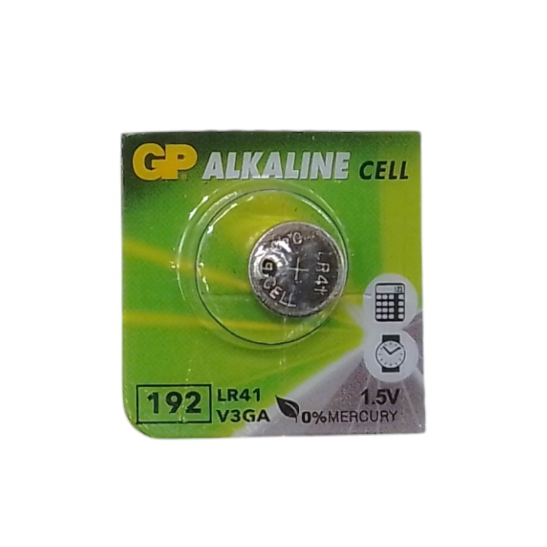 Батарейки GP-192 LR41 "таблетка", Alkaline, 1,5V (16034)