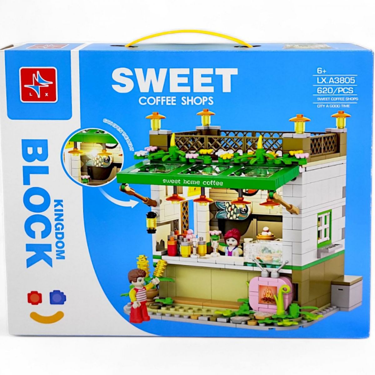 Конструктор "Kingdom block.  Sweet" 620 дет