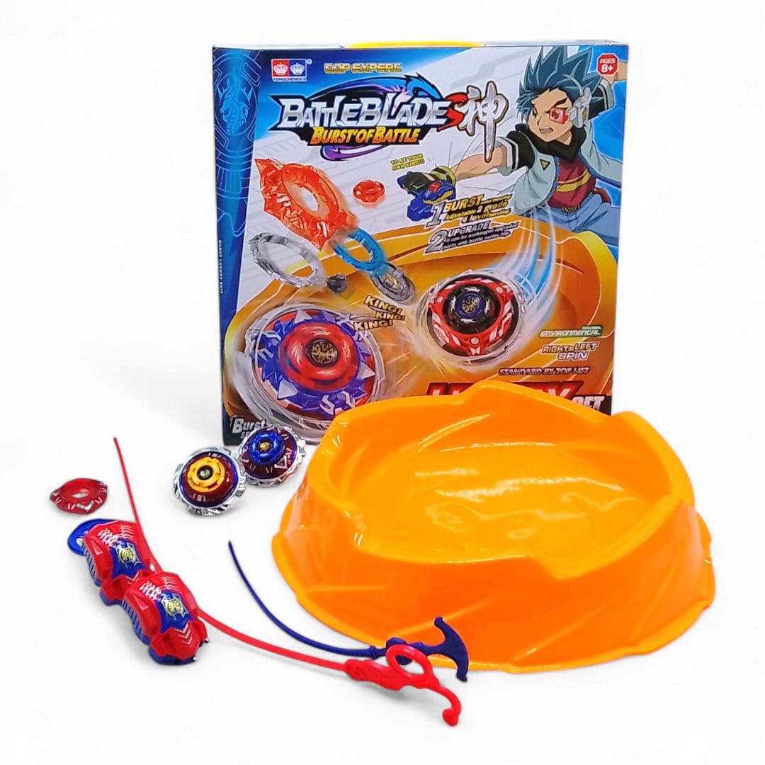 Бейблейд (BeyBlade) набір - арена, 2 дзиґи, металеві накладки, 2 запускачі