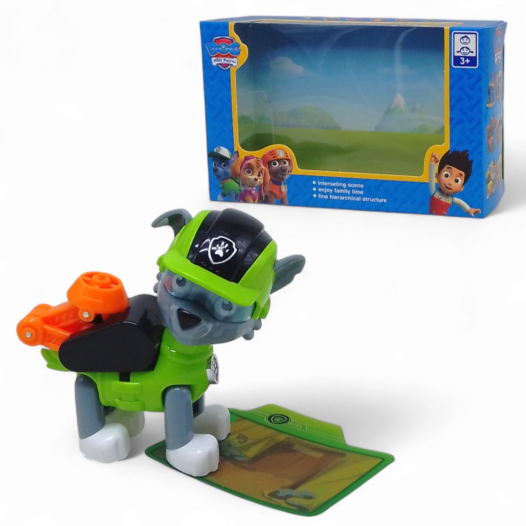 Фигурка с карточкой "Щенячий патруль", Рокки  фото 1