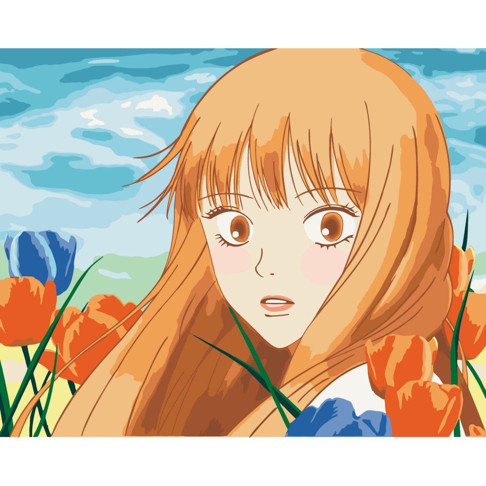 Картина за номерами (без підрамника) "Аніме.  Kimi ni Todoke" 40х50 см