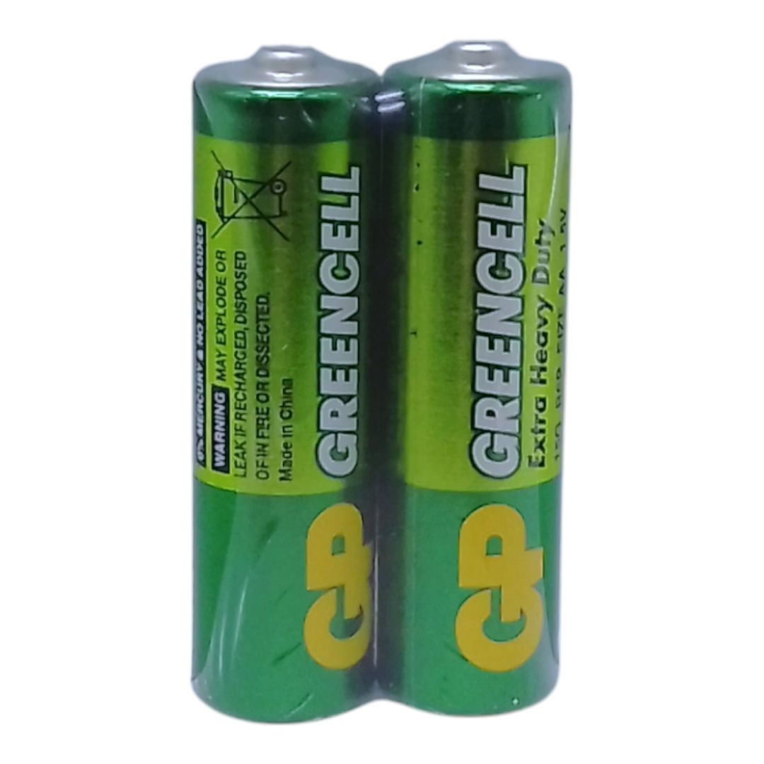 Батарейки GP Greencell 15G-S2 сольова R6, AA, 2 штуки