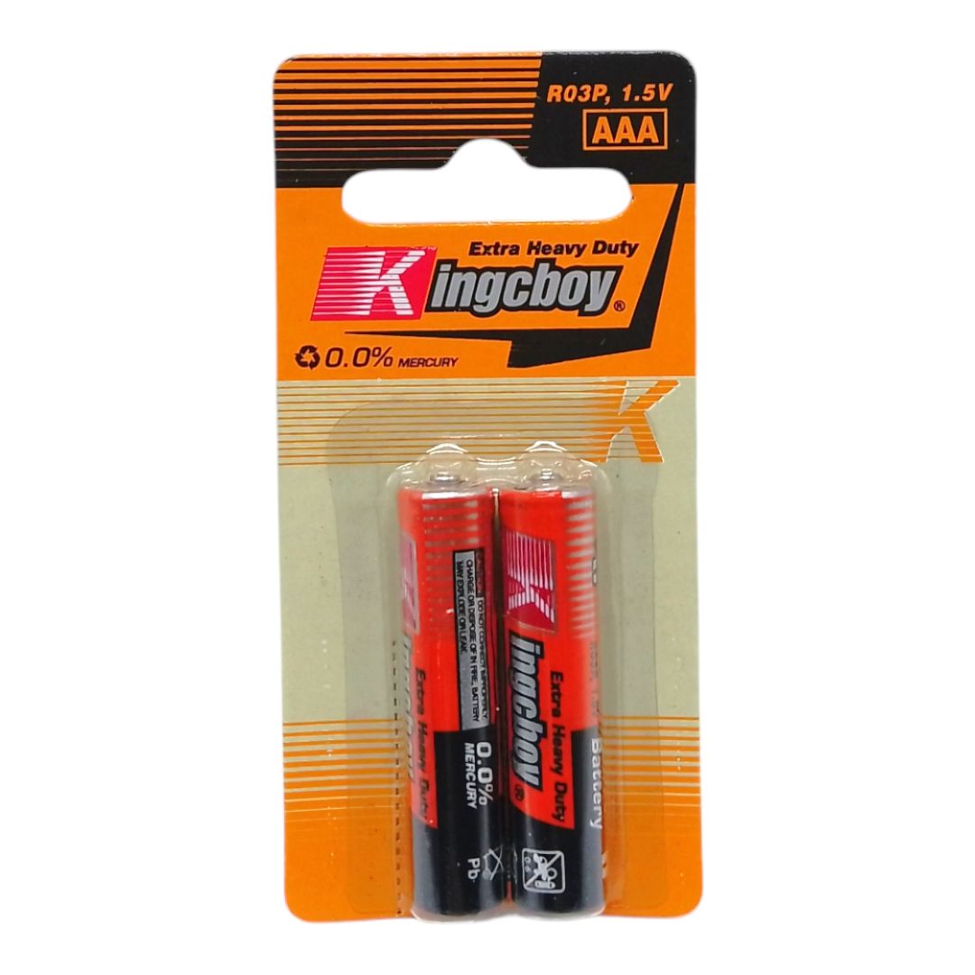 Батарейки AAA Kingcboy extra heavy duty R3P (блістер) 2шт