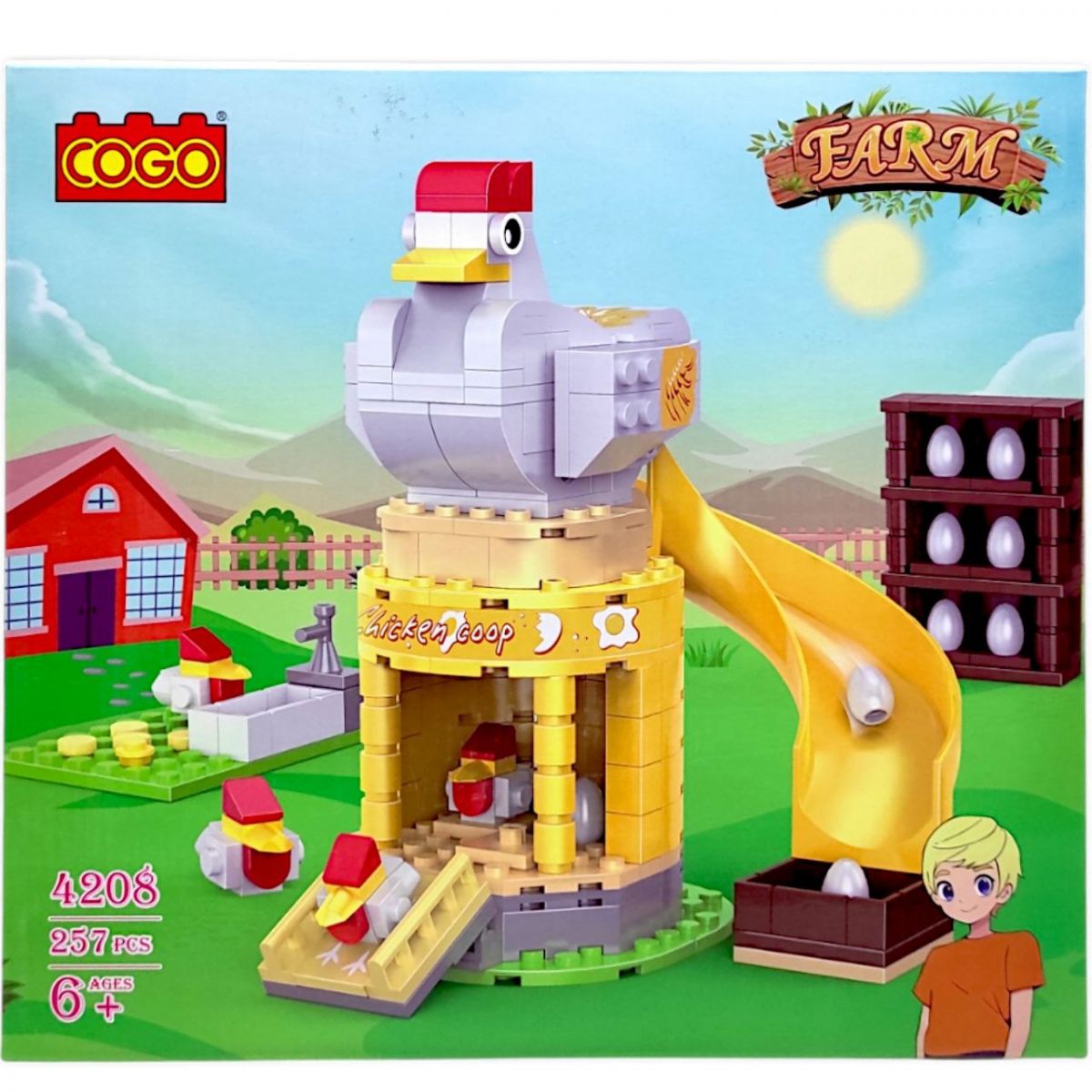 Конструктор "Місто.  Курятник" (257 ел)  фото 1
