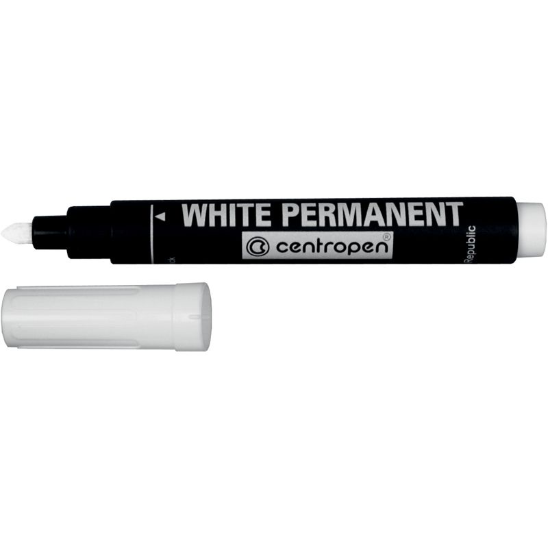 Маркер Permanent White 8586 2. 5 мм білий