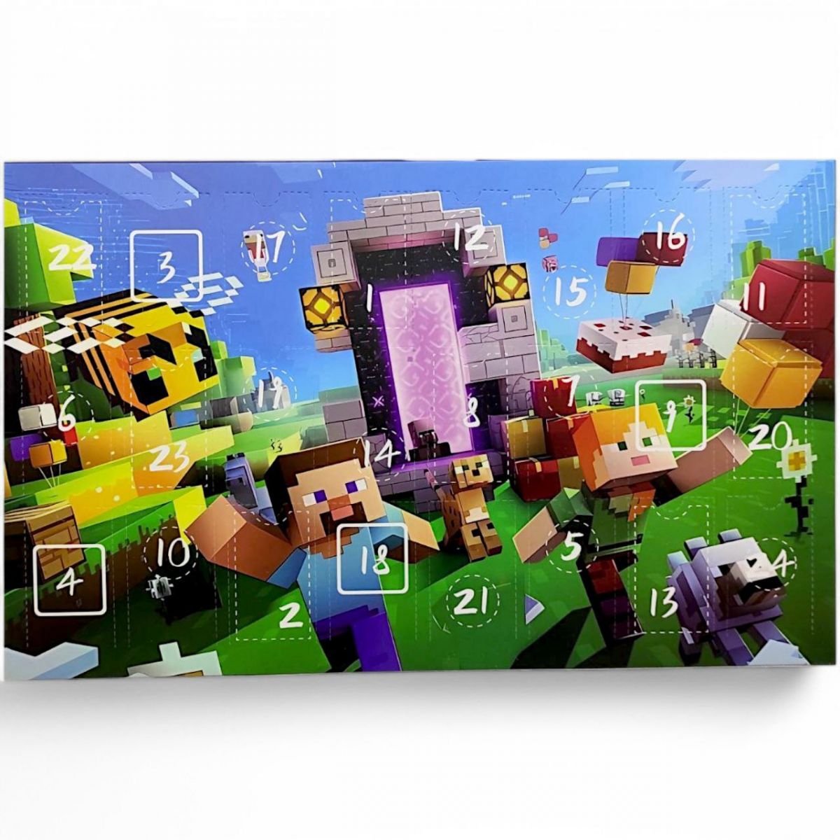 Конструктор (адвент календар) Minecraft/Майнкрафт  фото 1