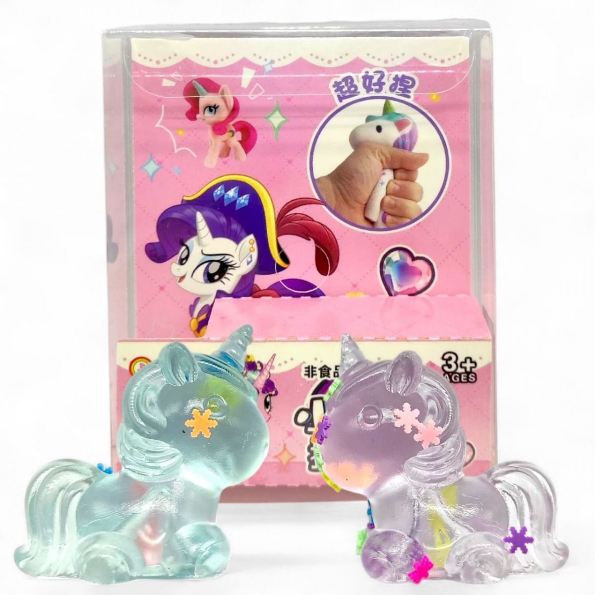 Игра антистресс "Пони - My Little Pony", сквиш, блестки (Микс Видов)  фото 1