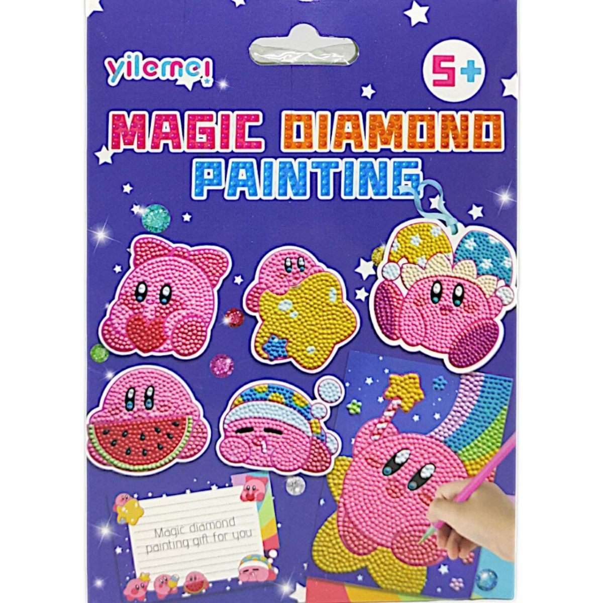 Уценка.  Алмазная мозаика "Magic Diamond Painting: Kirby" - Повреждена упаковка