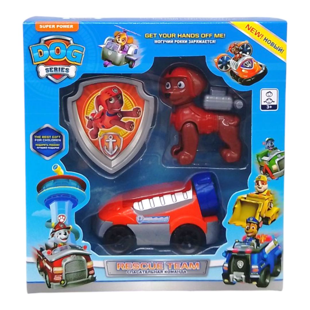 Игровой набор (фигурка, машинка, значок) "Щенячий патруль.  Зума"  фото 1