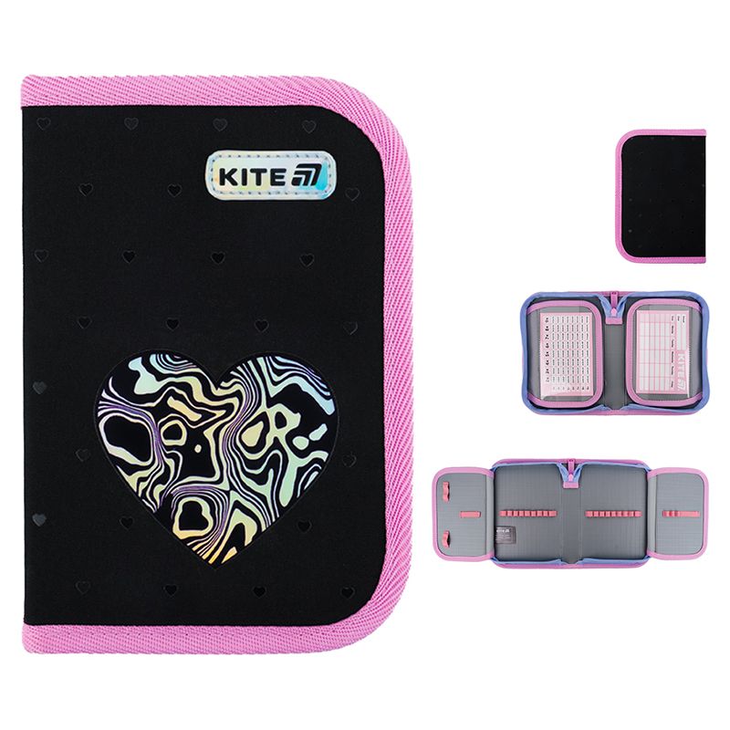 Пенал Kite 1 від. , 2 відв. , без наповнення 622 Love is Пенал Kite 1 від. , 2 відв. , без наповнення 622 Love is