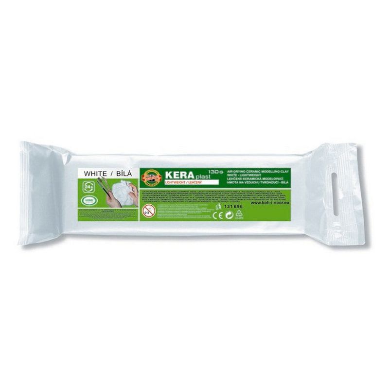 Пластилін Keraplast легкий, 130г. , білий Пластилін Keraplast легкий, 130г. , білий