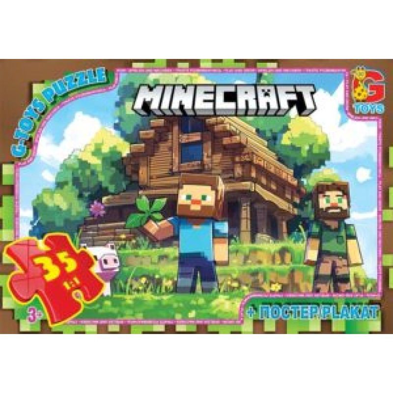 Пазли ТМ "G-Toys" із серії "Minecraft" (Майнкрафт), 35 ел. Пазли ТМ "G-Toys" із серії "Minecraft" (Майнкрафт), 35 ел.