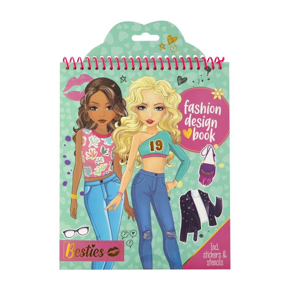 Книга модельєра Besties (зелена, 24х20см, 20 аркушів) Книга модельєра Besties (зелена, 24х20см, 20 аркушів)