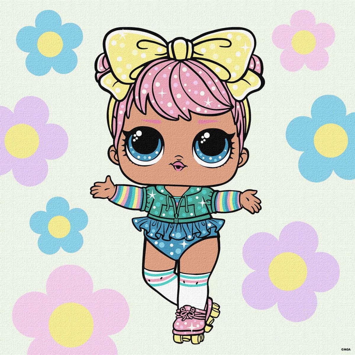 Картина за номерами "L. O. L. Surprise! Spring Bling Dawn" 40х40 см Картина за номерами "L. O. L. Surprise! Spring Bling Dawn" 40х40 см