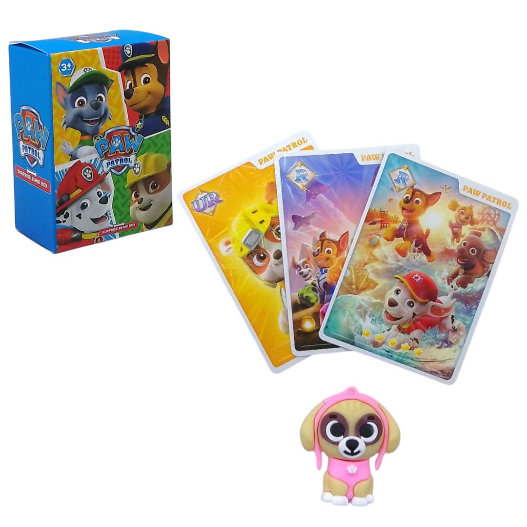 Игрушка-сюрприз фигурка "Щенячий патруль", 3 карточки  фото 1