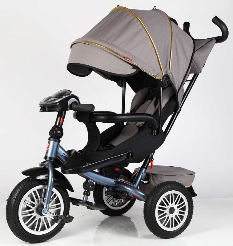 Велосипед 3-х колісний "BestTrike Perfetto" (поворотне сидіння, колеса гумові безкамерні, кошик, фара музична, USB, Bluetooth) фото 1 Велосипед 3-х колісний "BestTrike Perfetto" (поворотне сидіння, колеса гумові безкамерні, кошик, фара музична, USB, Bluetooth) фото 1