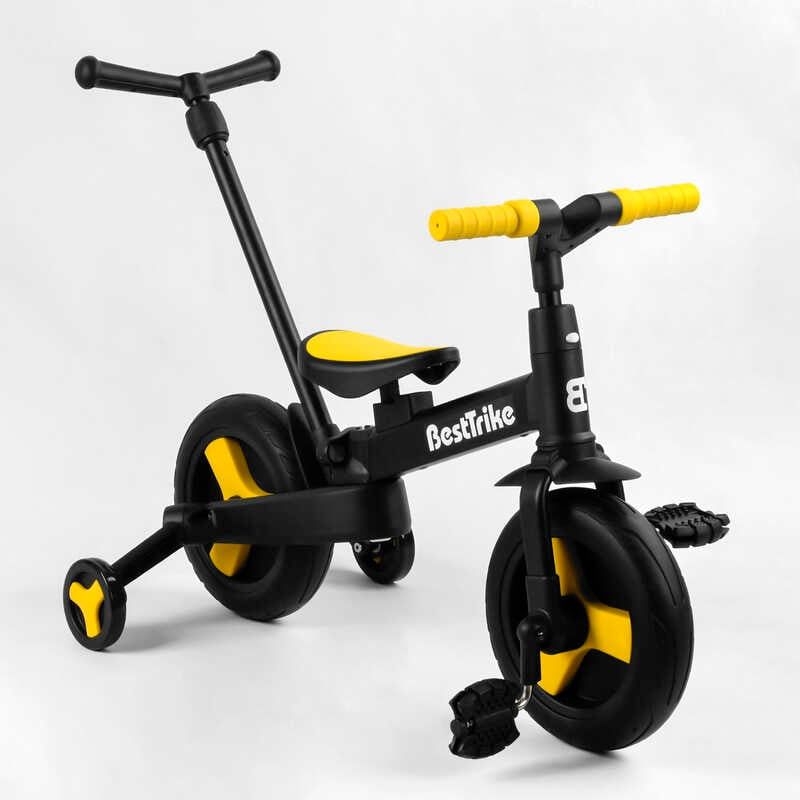 Велосипед-трансформер "Best Trike" (колеса PU 10'', родительская ручка, съемные педали) фото 1 Велосипед-трансформер "Best Trike" (колеса PU 10'', родительская ручка, съемные педали) фото 1