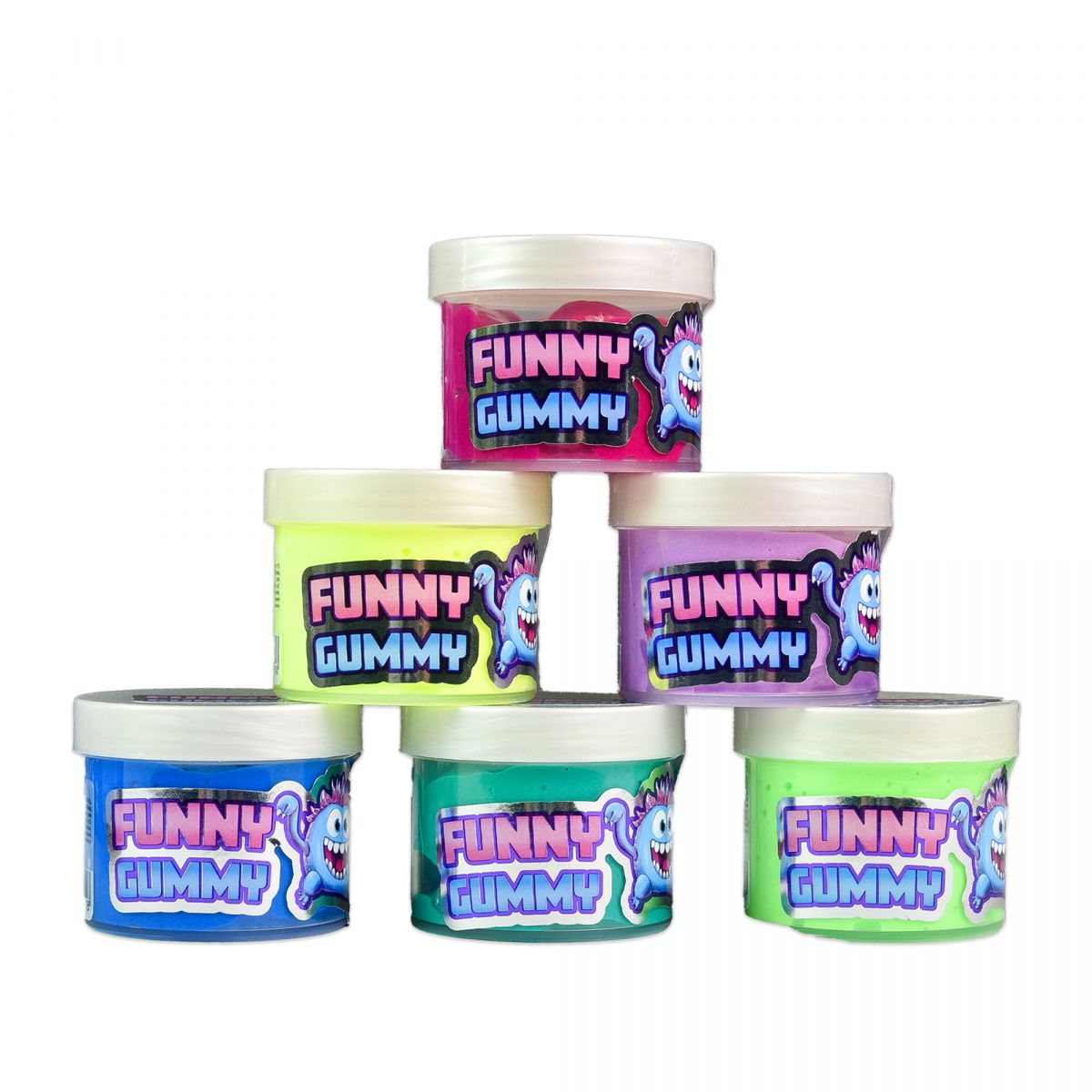 Тягуча маса Funny Gummy (Фані гамі), мікс видів фото 1 Тягуча маса Funny Gummy (Фані гамі), мікс видів фото 1