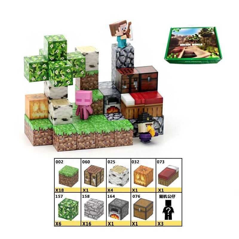 Конструктор магнитный "Майнкрафт/Minecraft", 53 дет фото 1 Конструктор магнитный "Майнкрафт/Minecraft", 53 дет фото 1