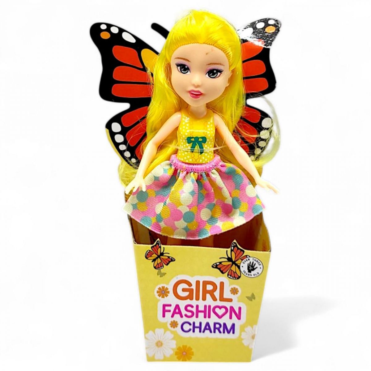 Кукла "Fashion charm" (высота 15 см) желтый фото 1 Кукла "Fashion charm" (высота 15 см) желтый фото 1