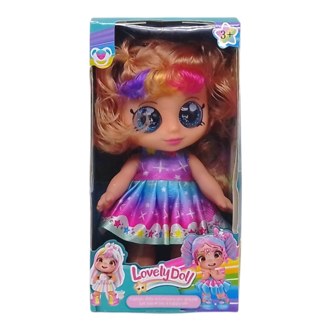 Лялька "Lovely Doll", 22 см, підсвічування, весела пісенька (русява) фото 1 Лялька "Lovely Doll", 22 см, підсвічування, весела пісенька (русява) фото 1