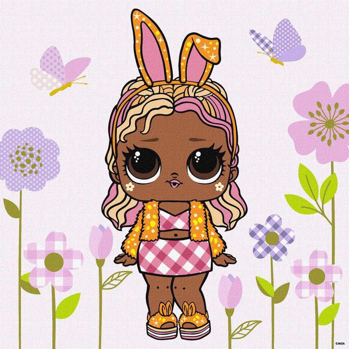 Картина за номерами - L. O. L. Surprise! Spring Bling BossBunny (30х40 см) фото 1 Картина за номерами - L. O. L. Surprise! Spring Bling BossBunny (30х40 см) фото 1