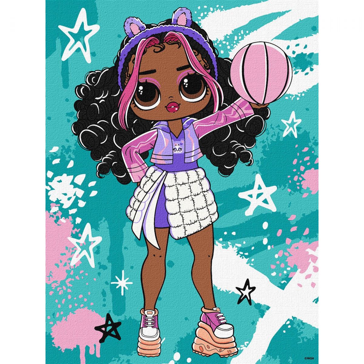 Картина за номерами - L. O. L. Surprise! Tweens Skate Dance Hoops Cutie (30х40 см) фото 1 Картина за номерами - L. O. L. Surprise! Tweens Skate Dance Hoops Cutie (30х40 см) фото 1