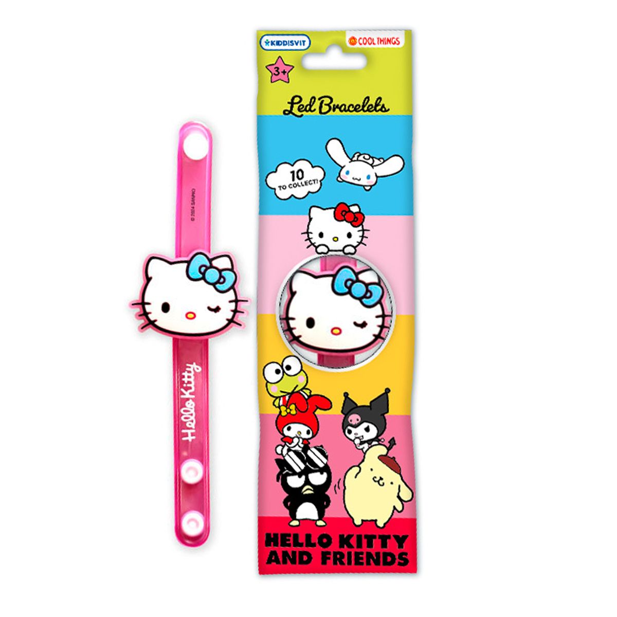 Колекційний LED-браслет COOL THINGS серії "Hello Kitty" - ХЕЛОУ КІТТІ Й ДРУЗІ фото 1 Колекційний LED-браслет COOL THINGS серії "Hello Kitty" - ХЕЛОУ КІТТІ Й ДРУЗІ фото 1