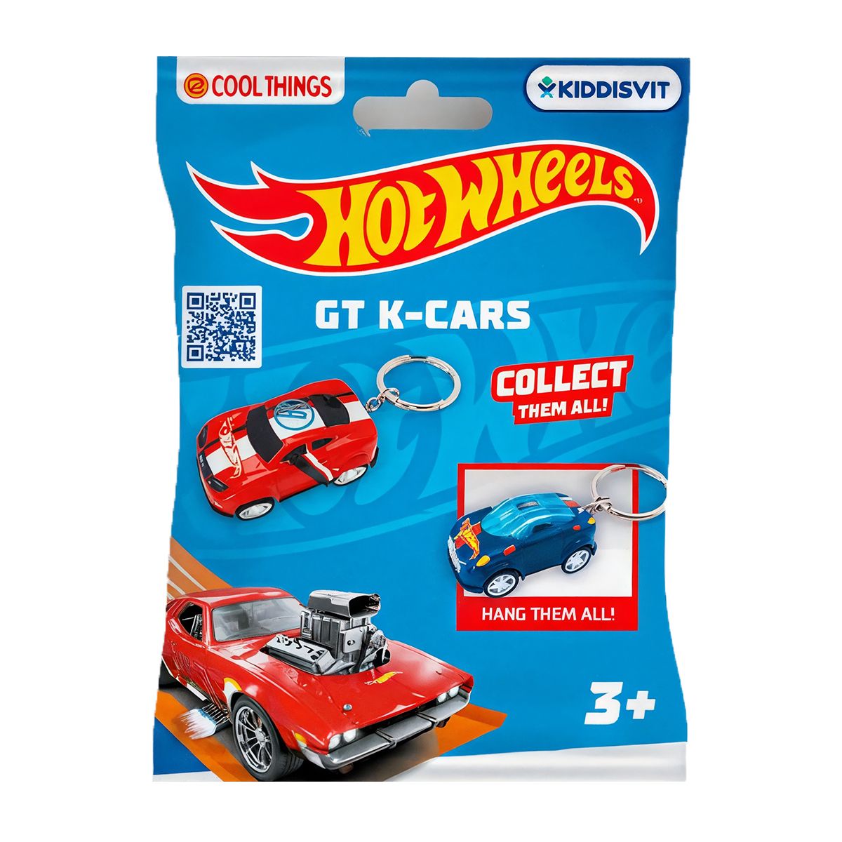 Ігрова фігурка-сюрприз з кільцем COOL THINGS серії "Hot Wheels" - GT K МАШИНКА фото 1 Ігрова фігурка-сюрприз з кільцем COOL THINGS серії "Hot Wheels" - GT K МАШИНКА фото 1