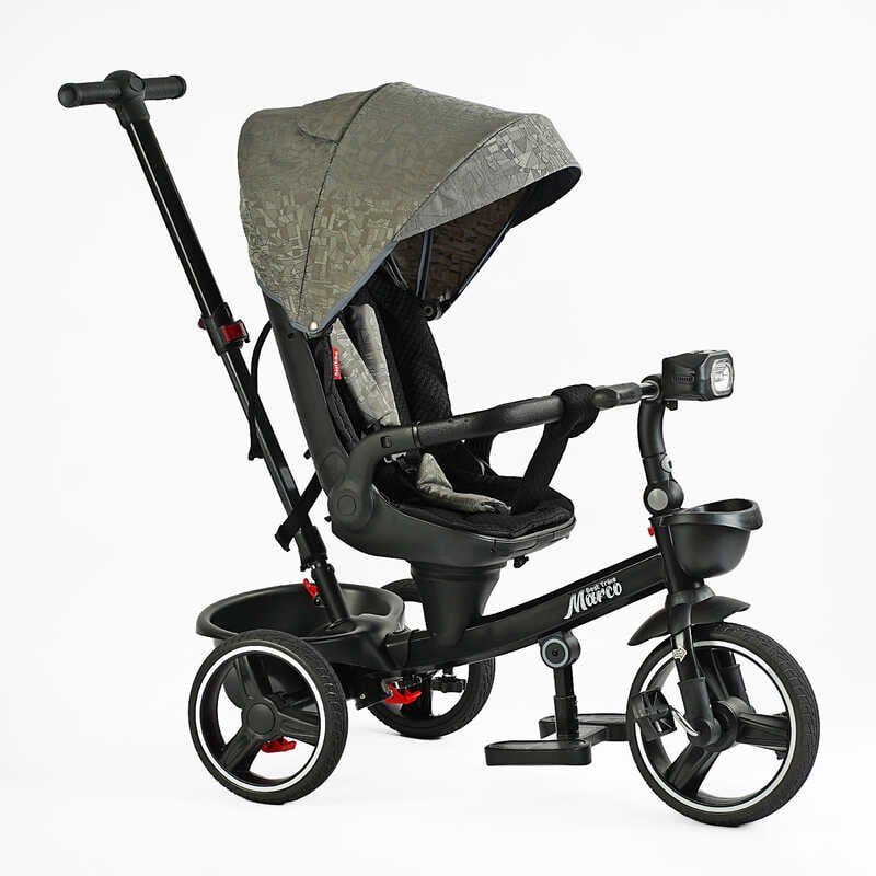 Велосипед 9155 / 318-82 BestTrike Marco (1) поворотне сидіння, складне кермо, колеса з прогумованим PU, кошик, телескопічна ручка, фара музична фото 1 Велосипед 9155 / 318-82 BestTrike Marco (1) поворотне сидіння, складне кермо, колеса з прогумованим PU, кошик, телескопічна ручка, фара музична фото 1