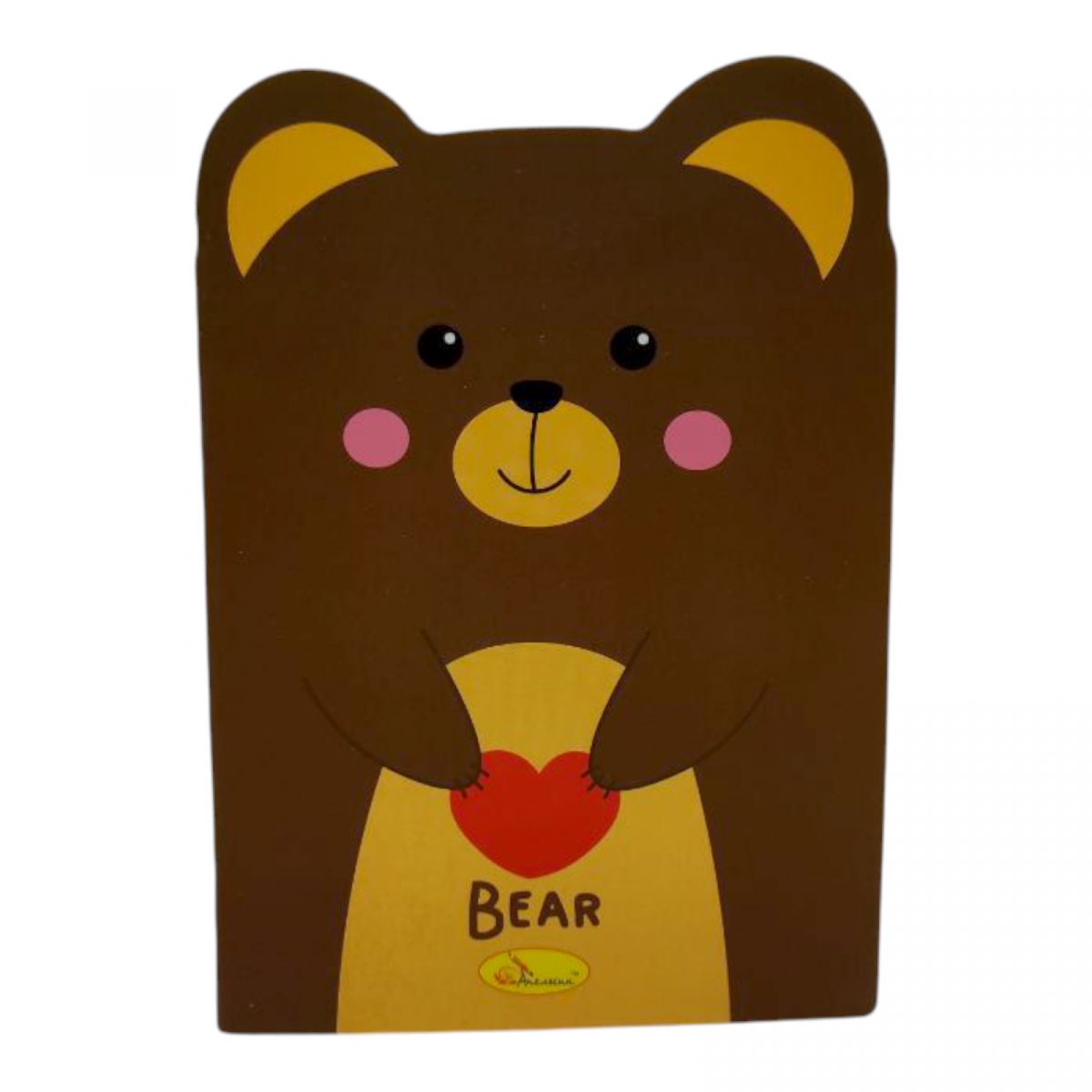 Блокнот з вушками "BEAR" 24 аркушів 11x16 фото 1 Блокнот з вушками "BEAR" 24 аркушів 11x16 фото 1
